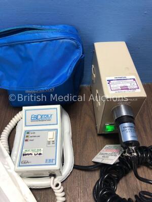 Mixed Lot Including 4 x Ambu aScope 3.8/1.2 Single Use Flexible Videoscopes, 1 x EpiDerm EBI Ulcer Management System (Untested Due to Possible Flat Ba - 2