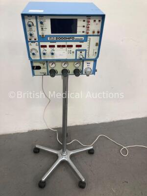 SLE 2000HFO Ventilator Running Hours 22113 on Stand with Hose (No Power) *S/N 5H0517*