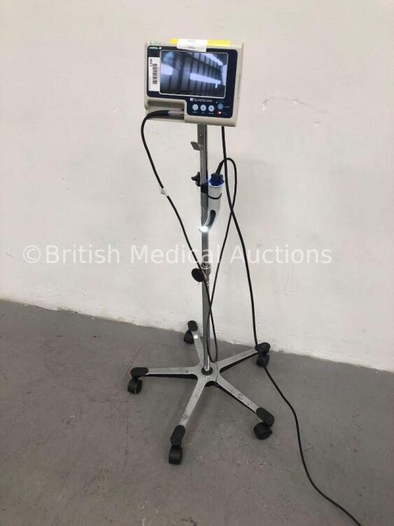 Glidescope Portable GVL on Stand with Probe (Powers Up - Damage to Head of Probe - See Pictures)