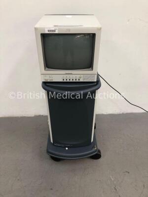 Panasonic MT-1470 Colour Monitor on Trolley (Powers Up) *S/N FE4410036*