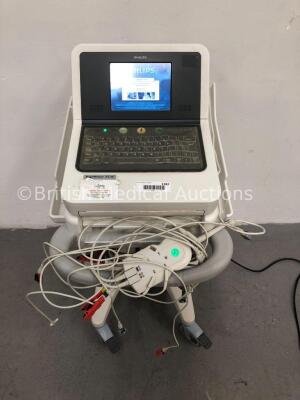 Philips PageWriter TC30 ECG Machine with 10 Lead ECG Leads (Powers Up) *S/N US41205285* **A/N 052755**