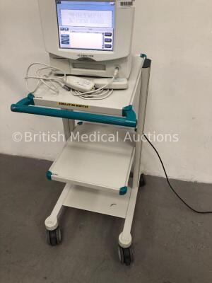 Genesys Medical Solutions Olympic CFM 6000 Monitor on Stand with 2 x Amplifier Modules (Powers Up) *S/N 11367* **A/N 054202* - 4