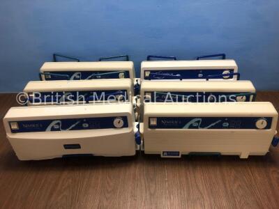 Job Lot of 6 x Huntleigh Healthcare Nimbus Advanced Dynamic Flotation System Mattress Pumps Including 4 x Nimbus 3 (All Power Up in Good Condition) *S