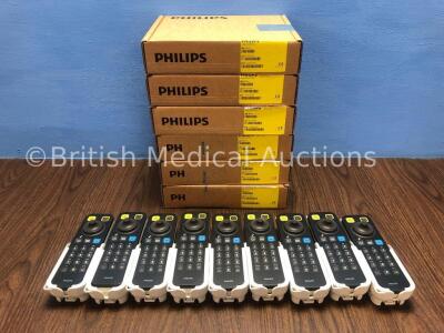 15 x Philips Ref- 865244 IntelliVue Remote Controls *Mfd 2012* (All in Excellent Condition - 6 Unopened in Box) *DE12511819 / DE12511809 / DE12511802