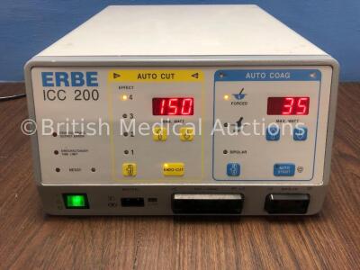 ERBE ICC 200 Electrosurgical Diathermy Unit (Powers Up) *D-1221*