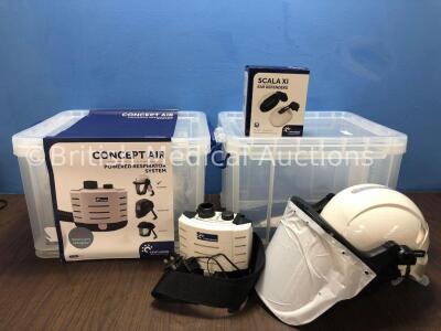 2 x Centurion Concept Air Ref- R23CHFUVKIT Powered Respiratory System *Stock Photos Used*