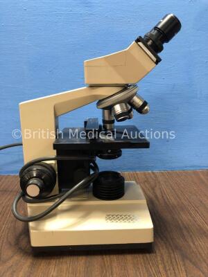 Olympus CH Microscope Including 1 x Olympus 0.10 A4 Optic, 1 x Olympus 0.65 A40 Optic, 1 x Olympus 0.25 A10 Optic and 1 x Olympus 0.40 Optic (No Power - 2