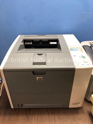 Mixed Lot Including 1 x HP Laserjet P3005 Printer, 1 x Samsung SF-650 Fax Machine, 1 x HP Laserjet P3015 Printer, 1 x Vogel Cassette Printer (All Powe - 2