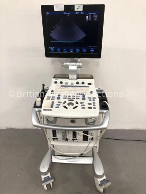 GE Vivid S6 Flat Screen Ultrasound Scanner Ref H45041FT *S/N 5074VS6* **Mfd 05/2013** Application Software Version 12.2 System Software Version 7.0.11