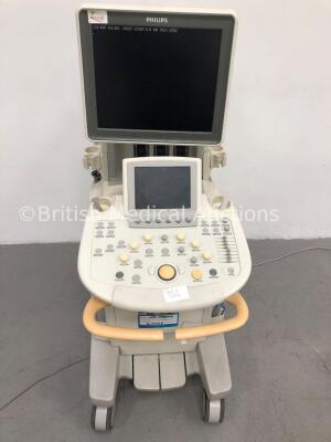 Philips iU22 Flat Screen Ultrasound Scanner *S/N 02DPPP* **Mfd 01/2005** with Sony UP-980CE Video Graphic Printer and Sony UP-D895MD Digital Graphic P