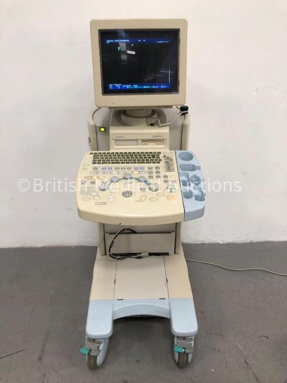 Hitachi EUB-5500 Ultrasound Scanner *S/N SE17621410* (Powers Up - Machine Incomplete Bodywork)