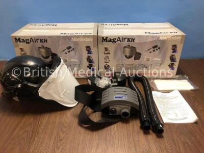 2 x Martindale Ref-M23CHFUVKIT MagAir Kit Respiratory Systems *Stock Photos Used*