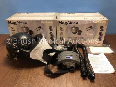 2 x Martindale Ref-M23CHFUVKIT MagAir Kit Respiratory Systems *Stock Photos Used*