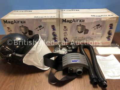 2 x Martindale Ref-M23CHFUVKIT MagAir Kit Respiratory Systems *Stock Photos Used*