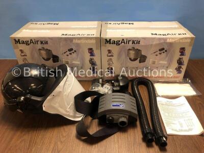 2 x Martindale Ref-M23CHFUVKIT MagAir Kit Respiratory Systems *Stock Photos Used*