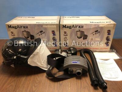 2 x Martindale Ref-M23CHFUVKIT MagAir Kit Respiratory Systems *Stock Photos Used*