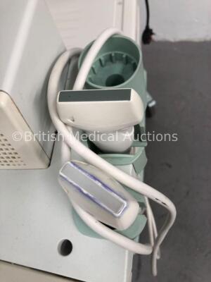 Esaote Technos MP Ultrasound Scanner with 2 x Transducers/Probes (1 x LA424 and 1 x LA523 10-5) (Hard Drive Removed-Monitor Bracket Broken-See Photos) - 4