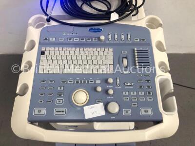 Aloka ProSound Alpha 5 SX Ultrasound Scanner (Powers Up-Missing 1 x Dial-See Photo) * SN M03122 * * Mfd 2008 * - 2