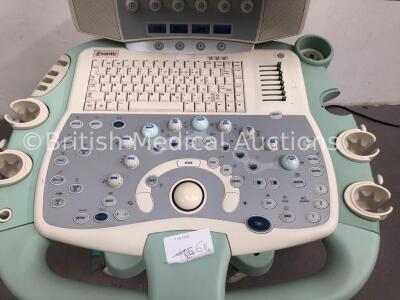 Esaote MyLab60 X Vision Ultrasound Scanner Model 6150 010 (Hard Drive Removed-Missing Dials-See Photos) * SN 3643 * * Mfd 2008 * - 2