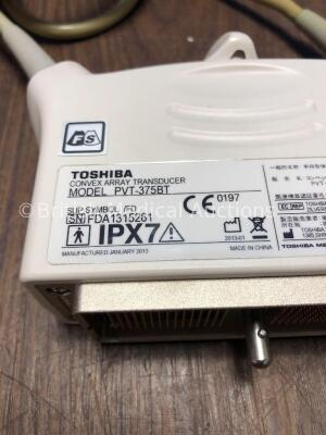 Toshiba Model PVT-375BT Convex Array Transducer *Mfd 01/2013* *S/N FDA1315261* - 2