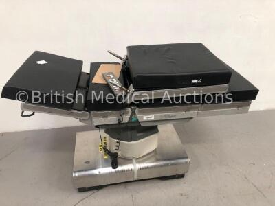 Eschmann RX500 Electric Operating Table with Cushions and Controller * Complete * (Powers Up and Tested Working) * SN R5AB-8I-1032 *