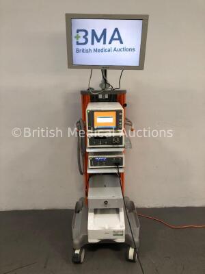 Smith & Nephew Stack System Including Sony LCD Monitor, Smith & Nephew 660HD Image Management System, Smith & Nephew 500XL Xenon Light Source Unit, Sm