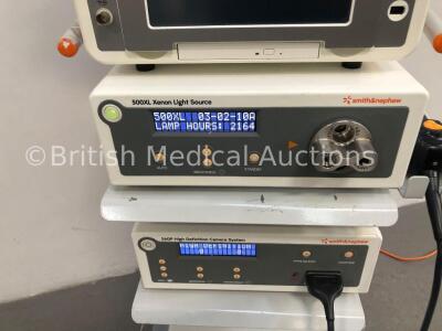 Smith & Nephew Stack System Including Sony LCD Monitor, Smith & Nephew 660HD Image Management System, Smith & Nephew 500XL Xenon Light Source Unit, Sm - 6