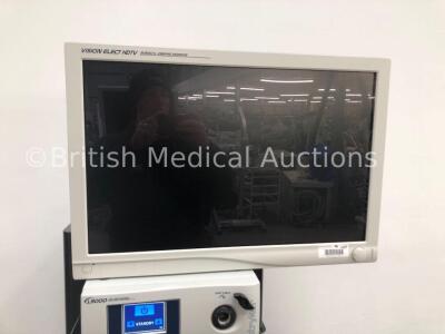 Stryker Stack System Including Stryker Vision ELECT HDTV Surgical Viewing Monitor,Stryker L9000 LED Light Source Unit, Stryker SDC Ultra HD Informatio - 2