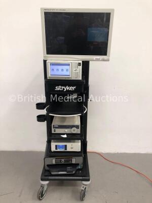 Stryker Stack System Including Stryker Vision Elect HDTV Surgical Viewing Monitor, Stryker SDC Ultra HD Information Management System, Stryker 1288 HD