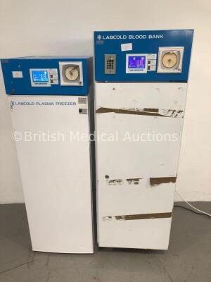 1 x Labcold Plasma Freezer and 1 x Labcold Blood Bank Fridge (Both Power Up)