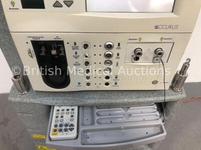 Alcon Accurus 600DS Phacoemulsifier Part No 202-0000-506 Rev AC with Footswitch and 3 x Handpieces (Powers Up) *Mfd 04/00* - 3