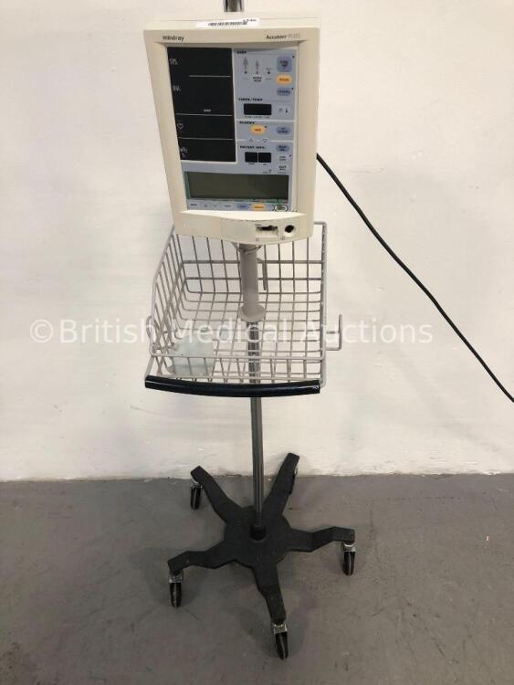 Mindray Accutorr Plus Patient Monitor on Stand (No Power) *GH*