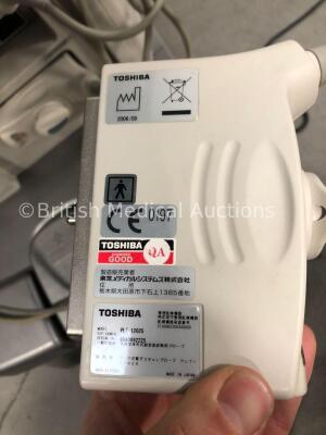 Toshiba Aplio 500 TUS-A500 Flat Screen Ultrasound Scanner *S/N T1E1323825* **Mfd 02/2013** Software Version AB_V3.00*R002 with 4 x Transducers / Probe - 15