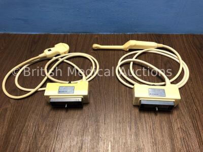 1 x Hitachi EUP-V53W 6.5MHz Ultrasound Transducer / Probe and 1 x Hitachi EUP-C314T 3.5MHz Ultrasound Transducer / Probe