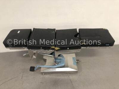 Eschmann Manual Operating Table with Cushions (Some Hydraulics Working) - 2