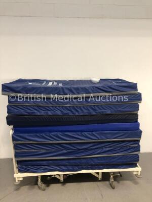 Huntleigh Nesbit Evans Hydraulic Hospital Bed with 10 x Mattresses *S/N NA* - 2