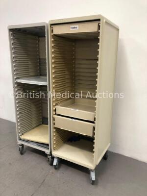 2 x Unicell Cabinets on Wheels - 2