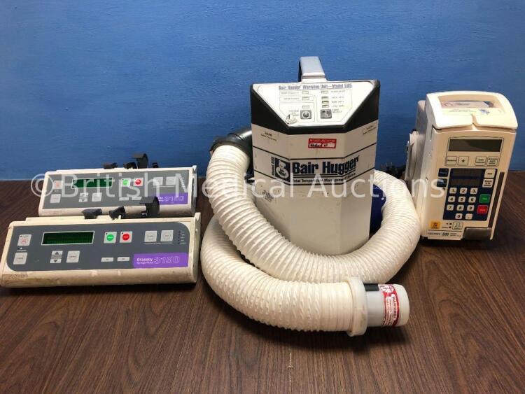 Mixed Lot Including 1 x Augustine Bair Hugger Warming Unit - Model 505 (Powers Up) 2 x Graseby 3150 Syringe Pumps and 1 x Graseby 500 Modular Infusion