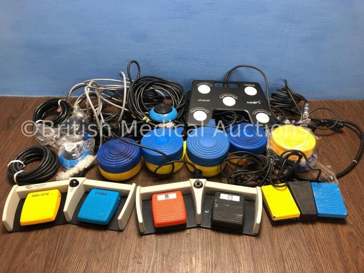 Job Lot of 12 x Various Electrosurgical Footswitches