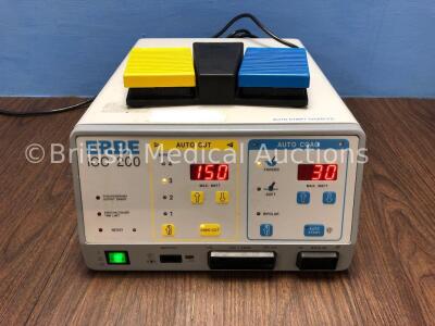 ERBE ICC 200 Electrosurgical Diathermy Unit (Powers Up) *D-1210* with Footswitch