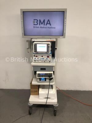 Smith & Nephew Stack System Including Sony LCD Monitor, Smith & Nephew 660HD Image Management System,Smith & Nephew 400 Insufflator, Smith & Nephew 56