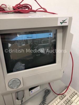 Zeiss Humphrey Field Analyzer Model 745i Rev 4.2 with Control Finger Trigger and Keyboard on Motorized Table with Printer (Powers Up) * SN 745I-6330 * - 2