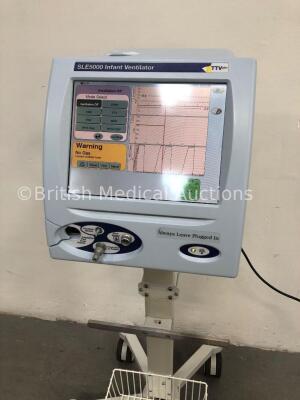 SLE5000 Infant Ventilator TTV Plus (Model M-1) Software Version 5.0 on Stand (Powers Up) *W* * Mfd 2010 * - 3