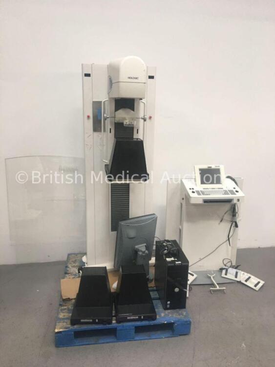 Hologic Lorad M-IV Mammography System with Workstation, Lead Glass Screen and Accessories *Mfd June 2005*