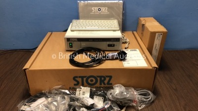 1 x Storz Tricam SL II 202230 20 with Accessories (Powers Up Boxed in Excellent Condition) and 1 x Storz Tricam P PDD 20221039 PAL Camera Head (Boxed