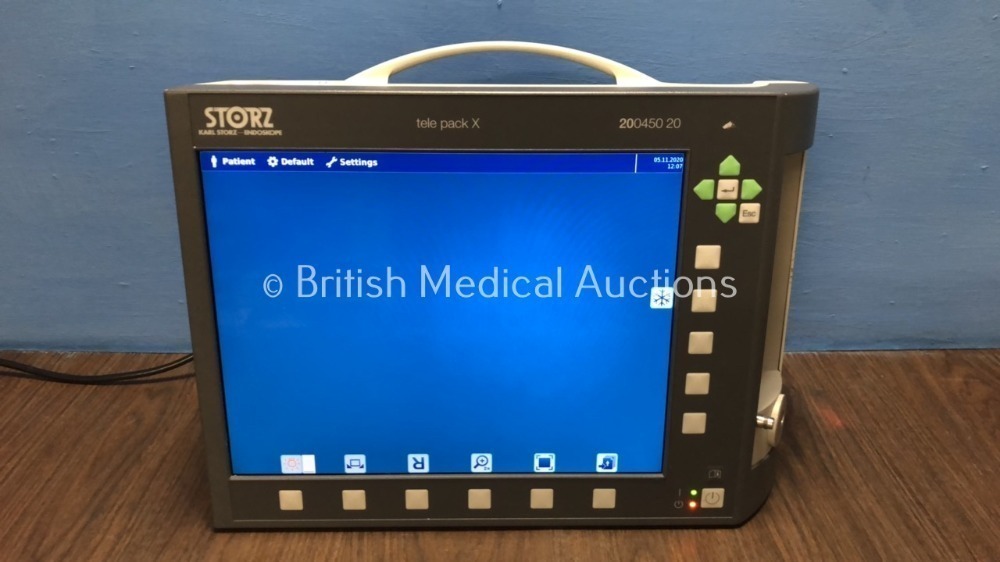 Karl Storz Endoskope Tele Pack X Ref 0450 Mobile Endoscopy System Powers Up November Timed Karl Storz Equipment Auction Ending Wednesday 18th November British Medical Auctions