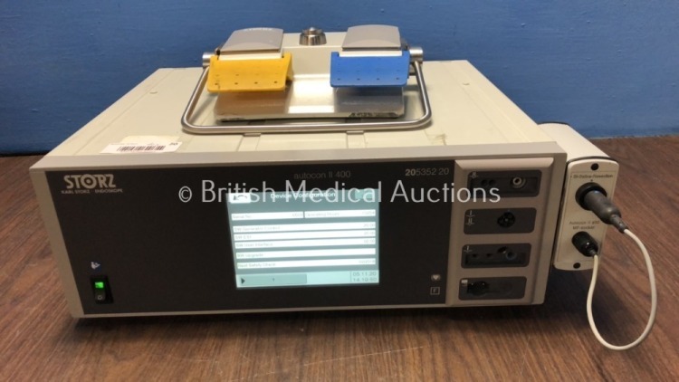 Karl Storz Autocon II 400 205352 20 Electrosurgical Unit (Powers Up) with Storz 205352 80 Module and Storz Footswitch