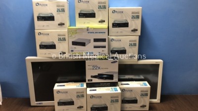 Mixed Lot Including 9 x Plextor PX-L890SA DVD/CD Writers, 1 x Plextor PX-810SA DVD/CD Writer, 1 x Samsung 22x DVD Writer, 1 x Storz Touch Screen 20090