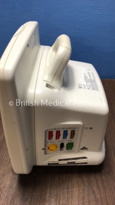 GE Dash 5000 Patient Monitor Including ECG, NBP, CO2, BP1, BP2, SpO2 and Temp/co Options with 1 x GE SM 201-6 Battery (Powers Up with Cracked Casing-S - 4