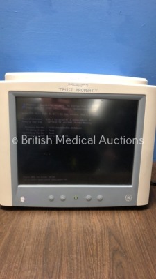 Mixed Lot Including 1 x Invivo Precess Monitor (Untested Due to No Power Supply) 2 x GE POC-153 Monitors (Both Power Up) - 3